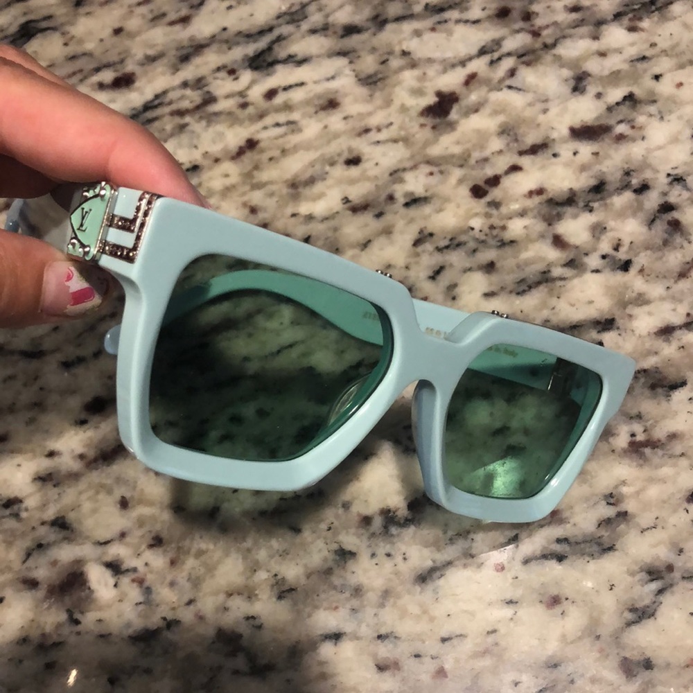 Louis Vuitton Millionaire Sunglasses in Tiffany Blue